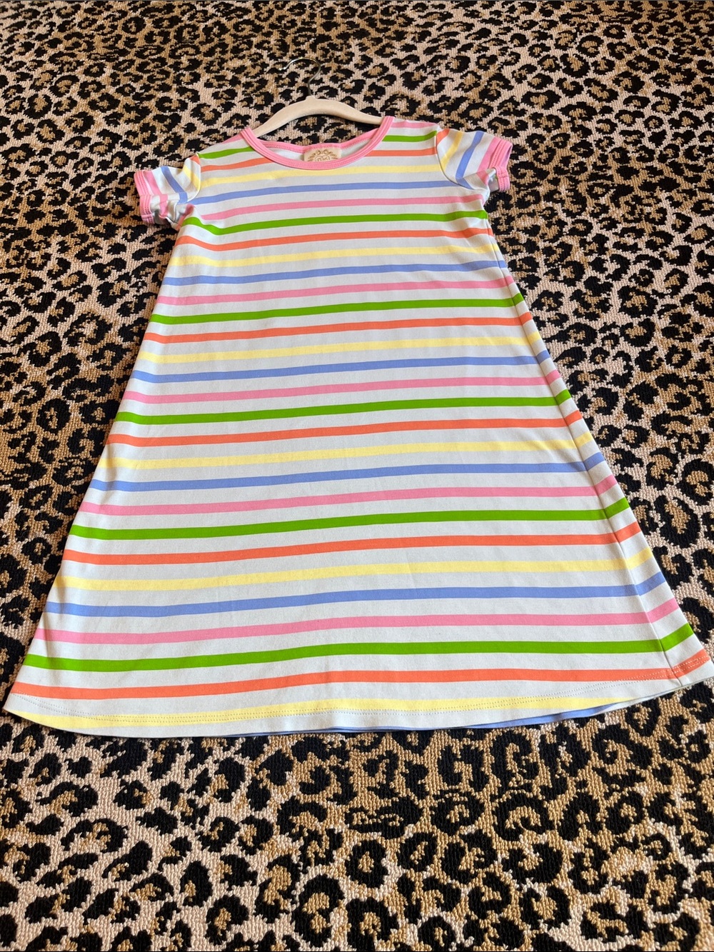 The Beaufort Bonnet Company Girls size 10 multicolor Striped Dress